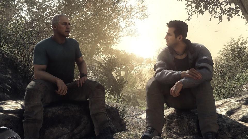 In Call of Duty: Ghosts spielen wir Logan Walker, der von seinem Bruder Hesh (rechts) begleitet wird.