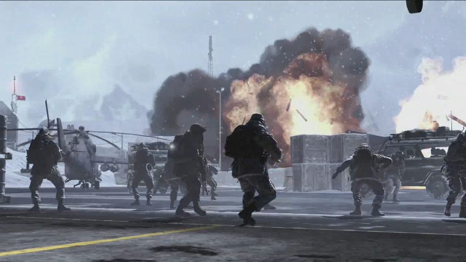 Erste Spielszenen aus Call of Duty: Modern Warfare 2 (Quelle: Gameplay-Trailer).
