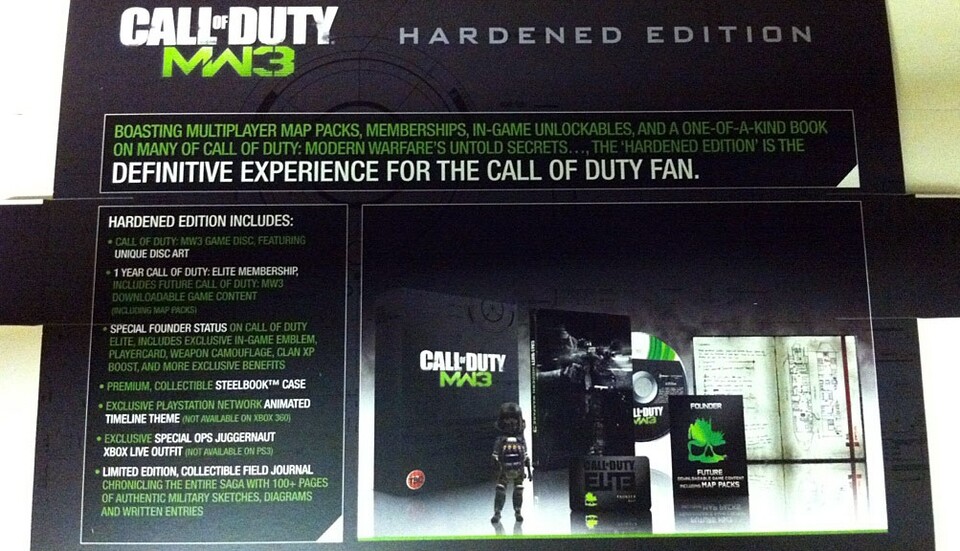 Ob die Hardened-Edition von Modern Warfare 3 auch für den PC erscheinen wird, ist noch nicht klar.