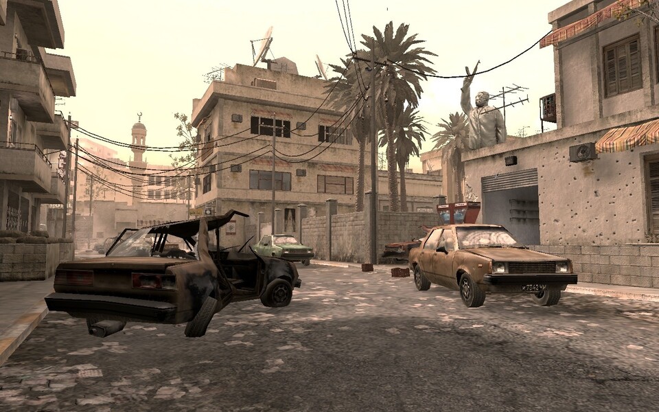 Wen interessiert eigentlich Overgrown? Call of Duty: Modern Warfare Remastered wird alle 16 Karten des Originals zurückbringen, auch Strike. Das Bild stammt aus dem Original von 2007.