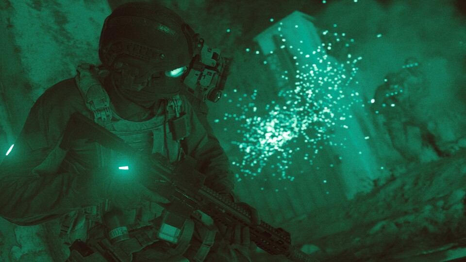 Nachtszenen wie diese könnten im neuen Call of Duty häufiger vorkommen, denn die Engine rendert über das sichtbare Lichtsprektrum hinaus.