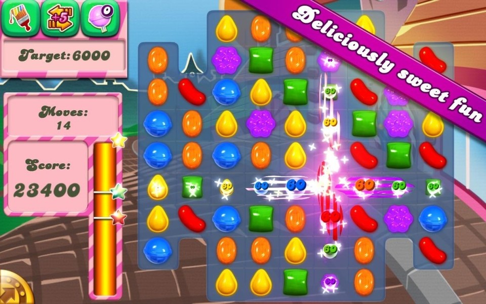 Candy Crush Saga - Ja, auch und insbesondere Casual Spiele bieten gehöriges Suchtpotenzial.