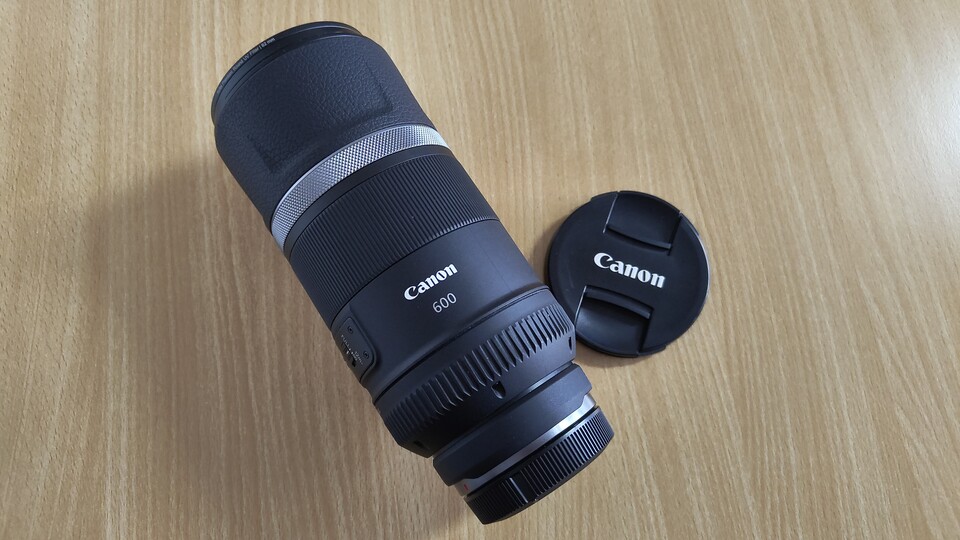 Das Canon RF 600mm F11 mit eingefahrenen Tubus. (Bildquelle: Duy Linh DinhGameStar Tech)