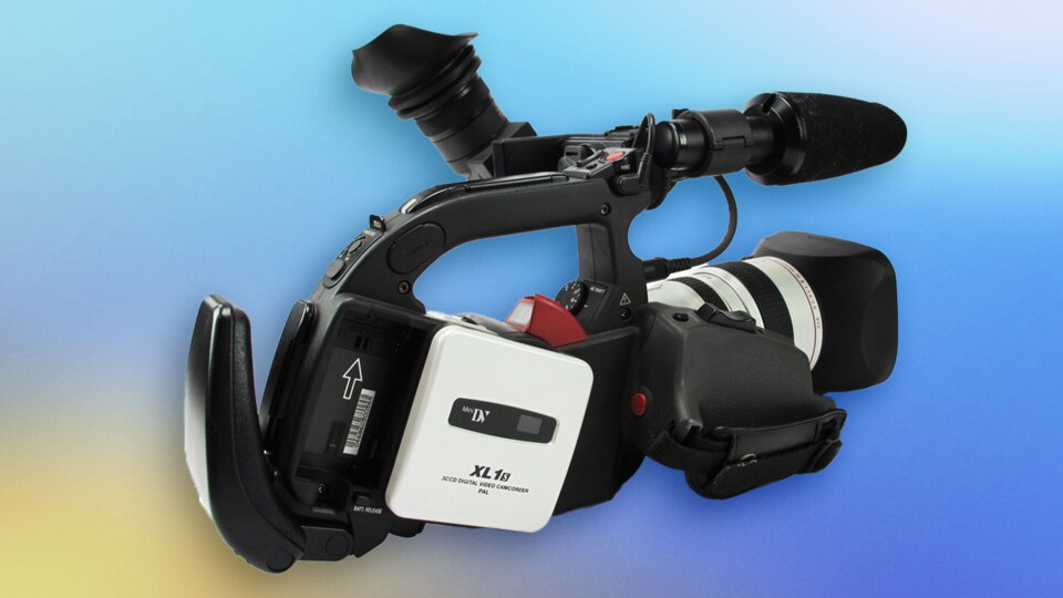 Private Camcorder waren damals natürlich deutlich kleiner. (Bild: Canon)