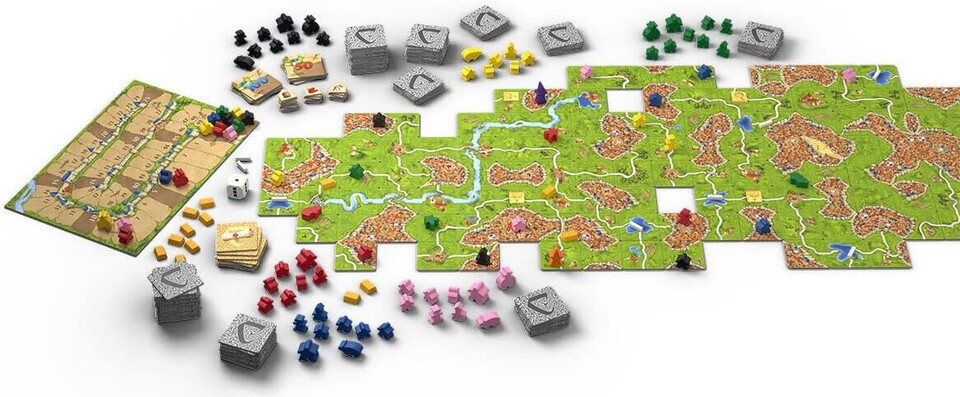 Plättchen legen, Meeple setzen, Punkte sammeln - das ist Carcassone.