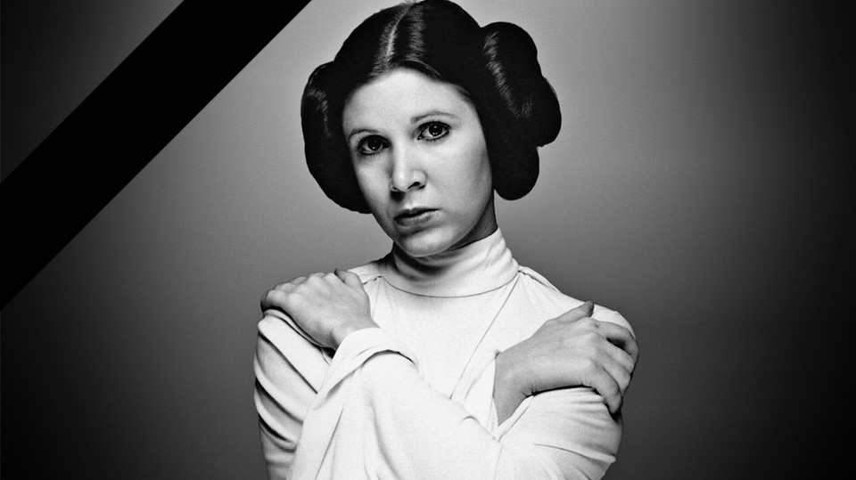 Carrie Fisher (1956-2016) in ihrer Paraderolle als Prinzessin Leia.
