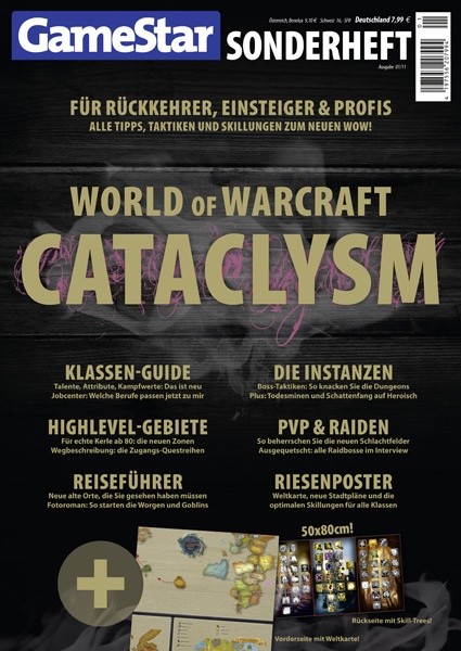132 Seiten geballte WoW-Infos: Das Cataclysm-Sonderheft.