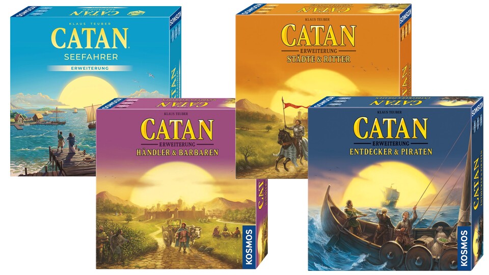 Diese vier Erweiterungen sind meine Favoriten und sie bringen stundenlangen Spielspaß!