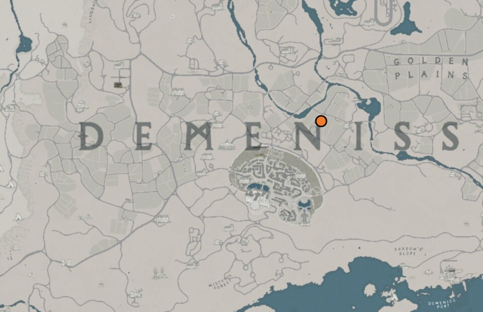 Euer Ziel ist eine Mühle in Demeniss.