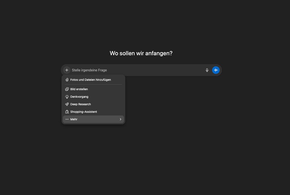 Die Funktionsauswahl ist über die letzten Monate deutlich gewachsen.