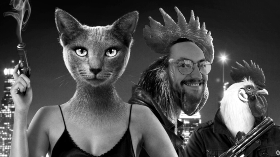 So außergewöhnlich der Grafikstil von Chicken Police ist, so außergewöhnlich schlecht sind auch meine Photoshop-Skills.