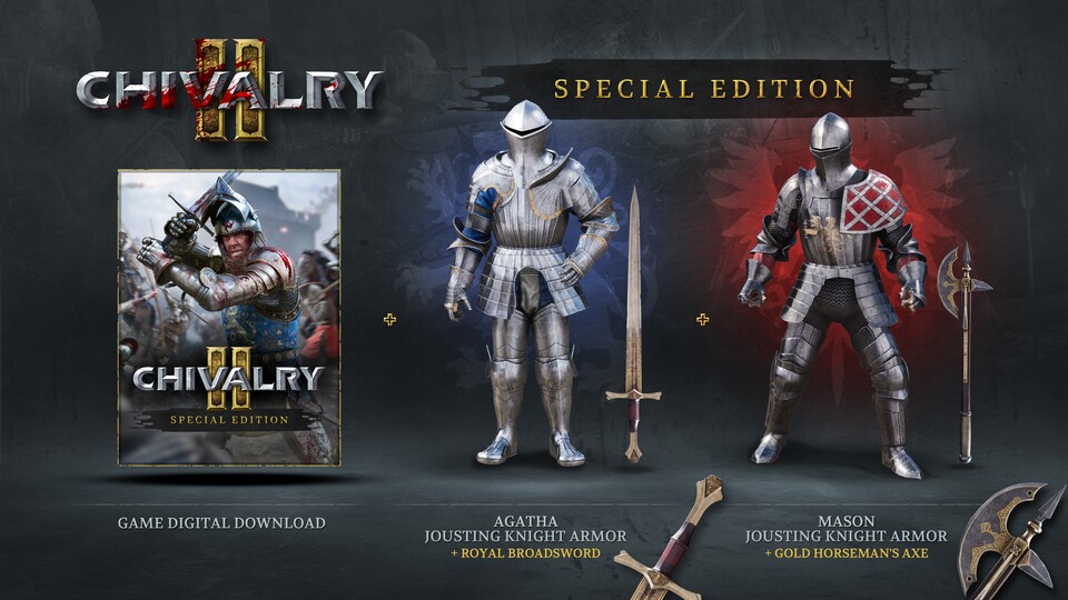 Chivalry 2: Die digitale Special Edition enthält unter anderem spezielle Skins.