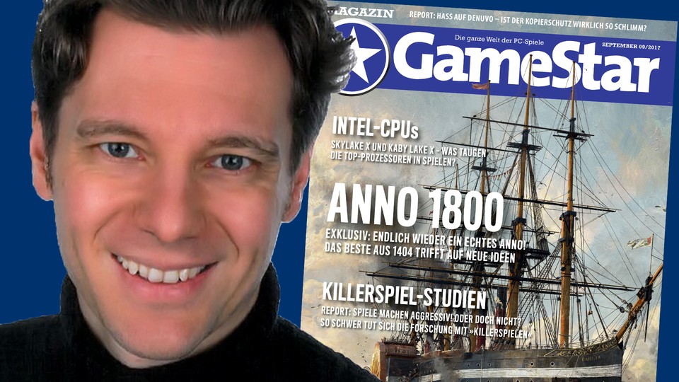 Auch nach 20 Jahren ist die GameStar für Christian Schmidt noch immer die »Grande Dame des deutschen Spielejournalismus«.