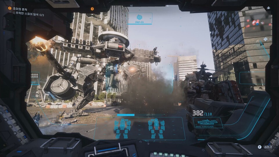 Auch von den Mech-Schlachten war noch nichts zu sehen.