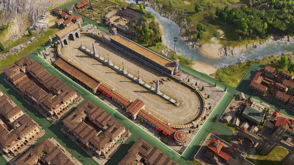 Circus Minimus ist mit einer ansehnlichen Rennstrecke ausgestattet. Bildquelle: Taludas auf mod.io
