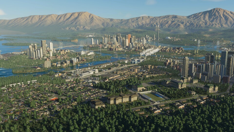 Die Städte von Cities: Skylines 2 können jetzt größer werden, als je zuvor.