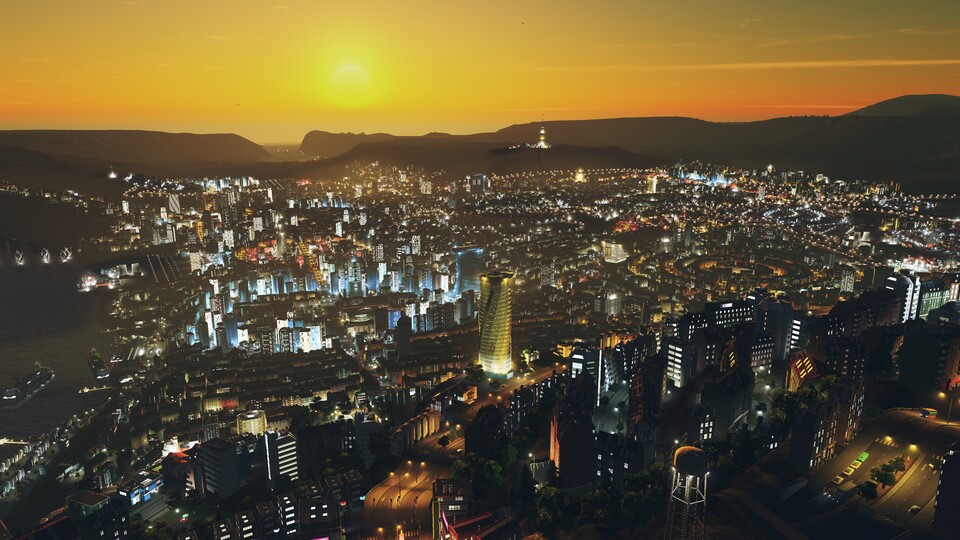 Schon auf den ersten Blick hebt sich Cities: Skylines vom neuen SimCity ab – seine Städte sind nämlich sehr viel größer.
