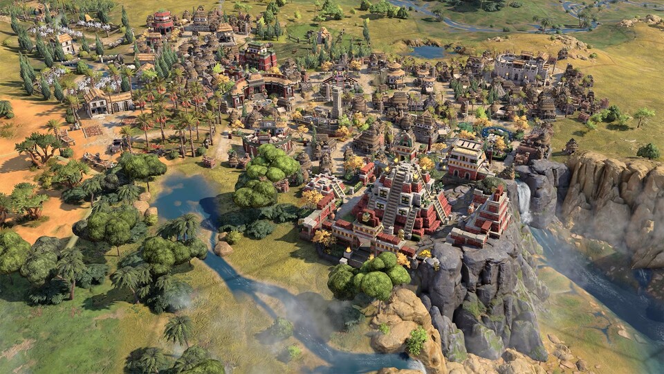 Die Maya-Zivilisation ist bekannt für ihre beeindruckenden Städte mit Pyramiden und Tempeln.