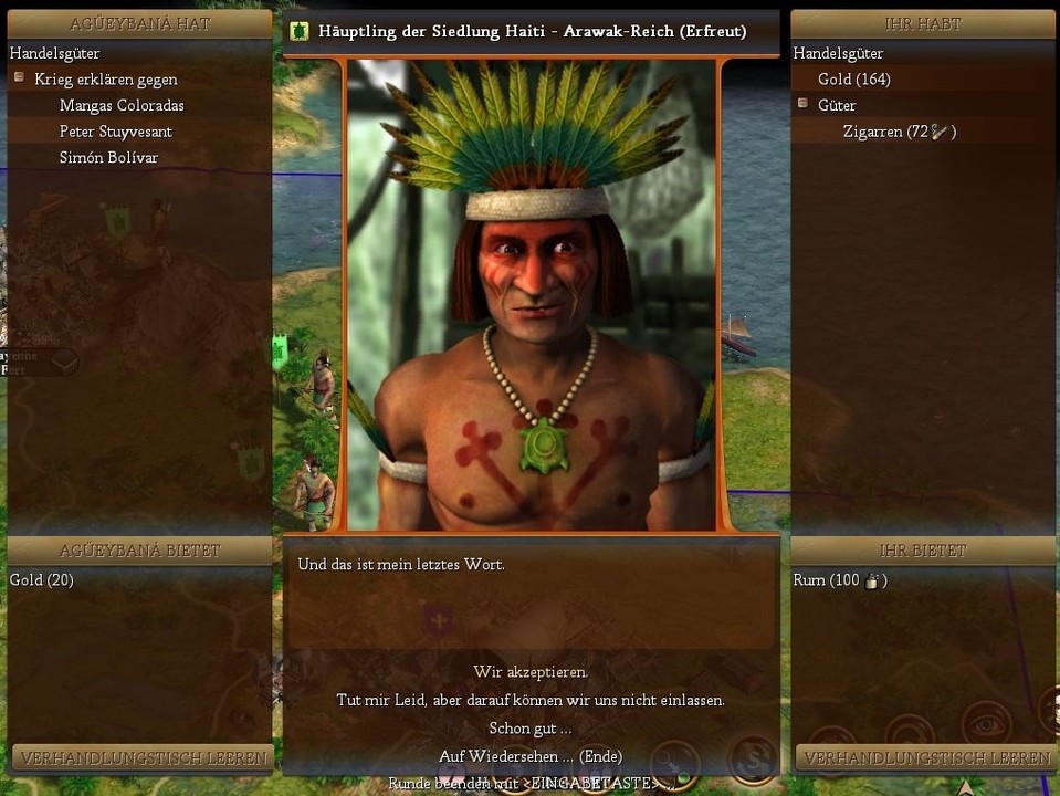Auf den Karten gibt es mehr Stammesdörfer, zudem wirkt sich der Umgang mit den Ureinwohnern stärker auf den späteren Spielverlauf aus.