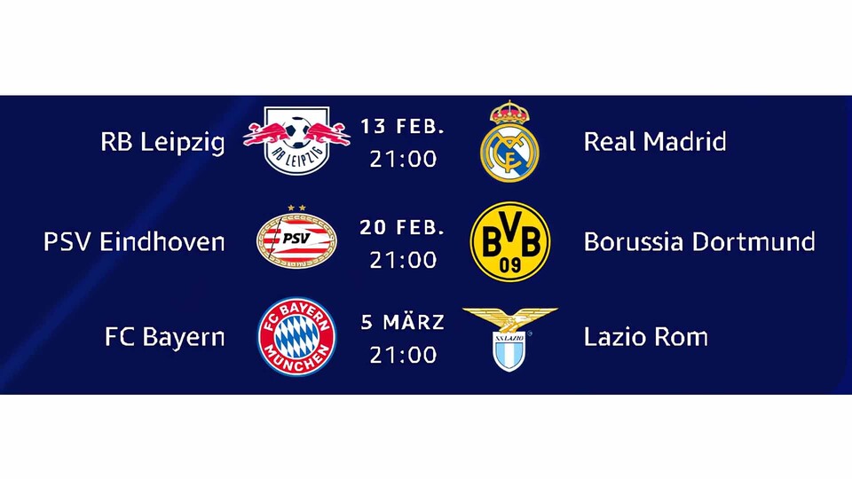 Von den drei deutschen Mannschaften hat sicherlich Leipzig den härtesten Gegner erwischt.