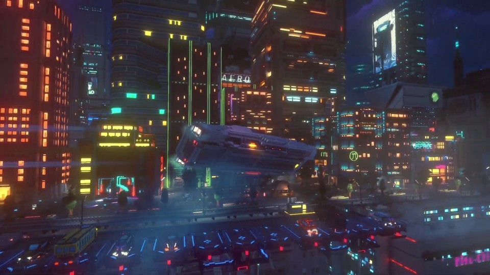 Cloudpunk: Trailer zum DLC City of Ghosts zeigt, wie ihr das Schicksal einer Stadt verändert