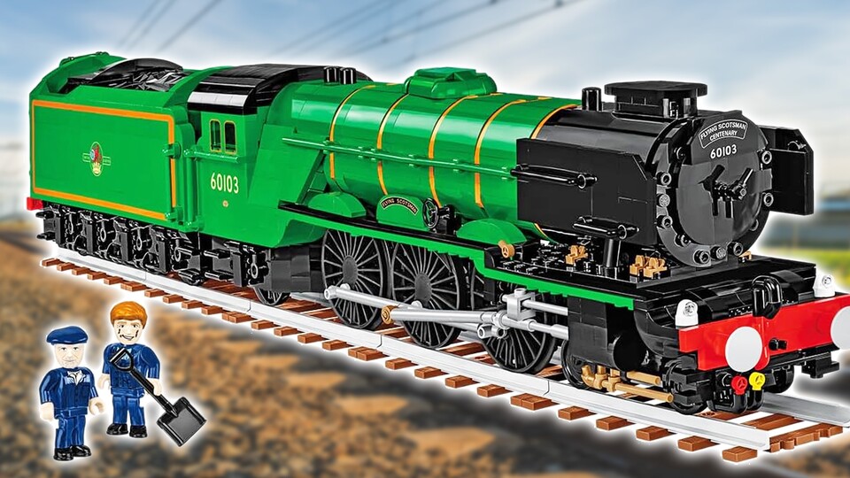 Ich wette, dass jeder schon einmal diese Dampflok gesehen hat. Der Flying Scotsman ist DIE Dampflokomotive schlechthin!