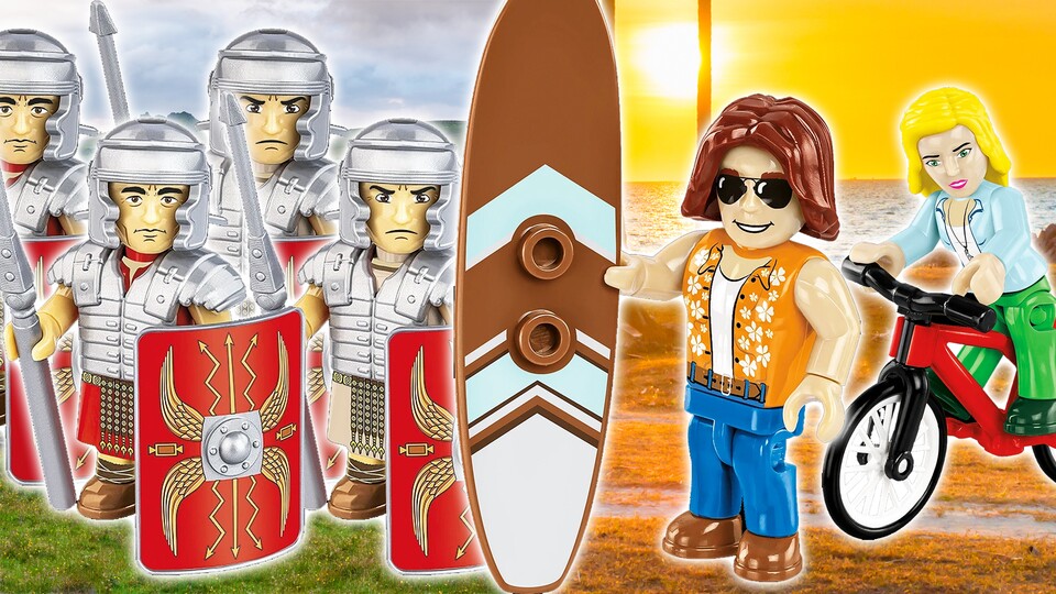 Nicht nur Legionen: Auch Urlauber findet man in Cobi-Modellen vor. Vor allem in den zivilen Modellen.