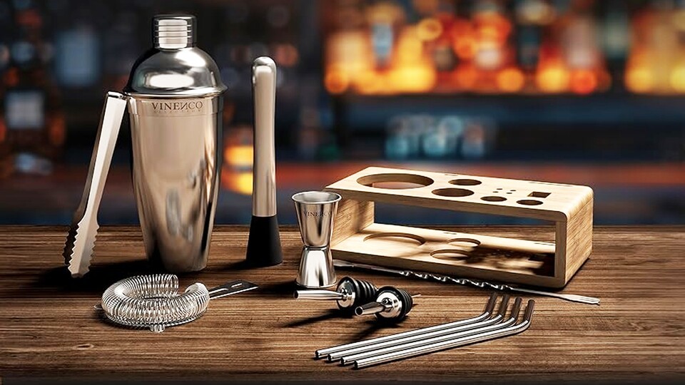 Nimmt weniger Platz weg, kostet weniger und hat deutlich mehr Style. Ein gutes Shaker-Set ist der Siebträger für Cocktail-Liebhaber.