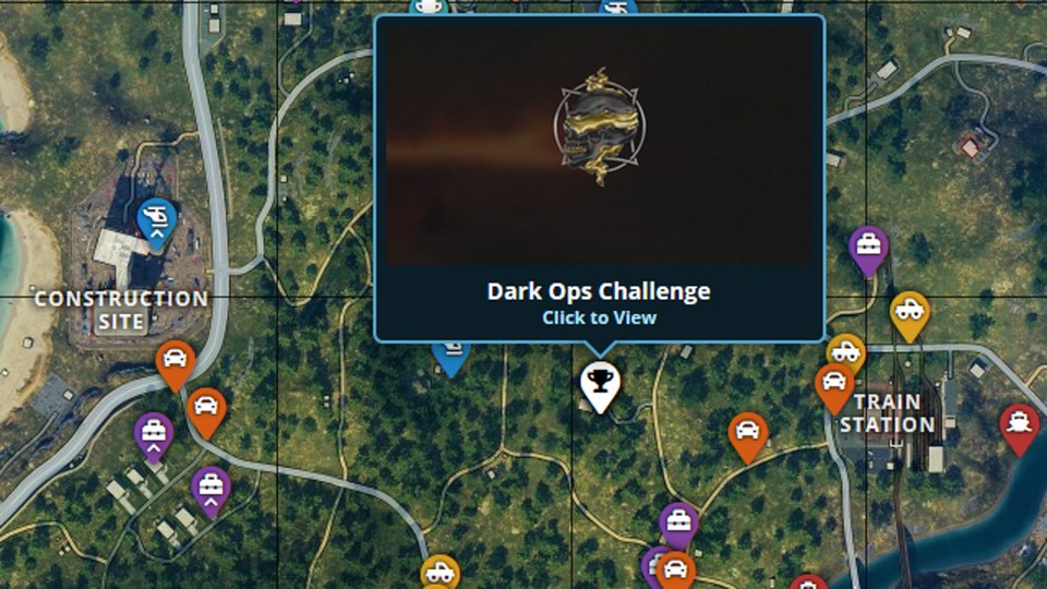 Die Map hilft euch mit den Dark Ops.