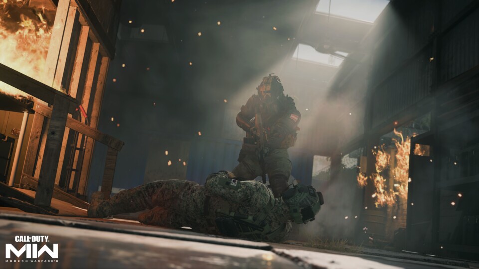 Ich verbringe ziemlich viel Zeit in Modern Warfare 2 in der Bodenperspektive.