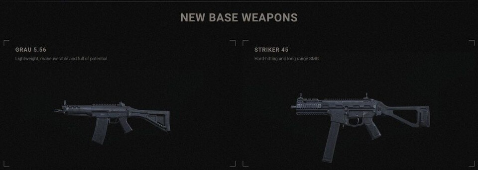 Mit einem Sturmgewehr und einer Mashinenpistole gibt es in Season 2 zwei neue Waffen. (Bildquelle: charlieintel.com)