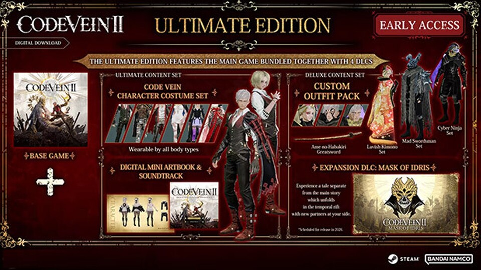 In der Ultimate-Editionen warten neben dem DLC auch coole Outfits für eure Charaktere!