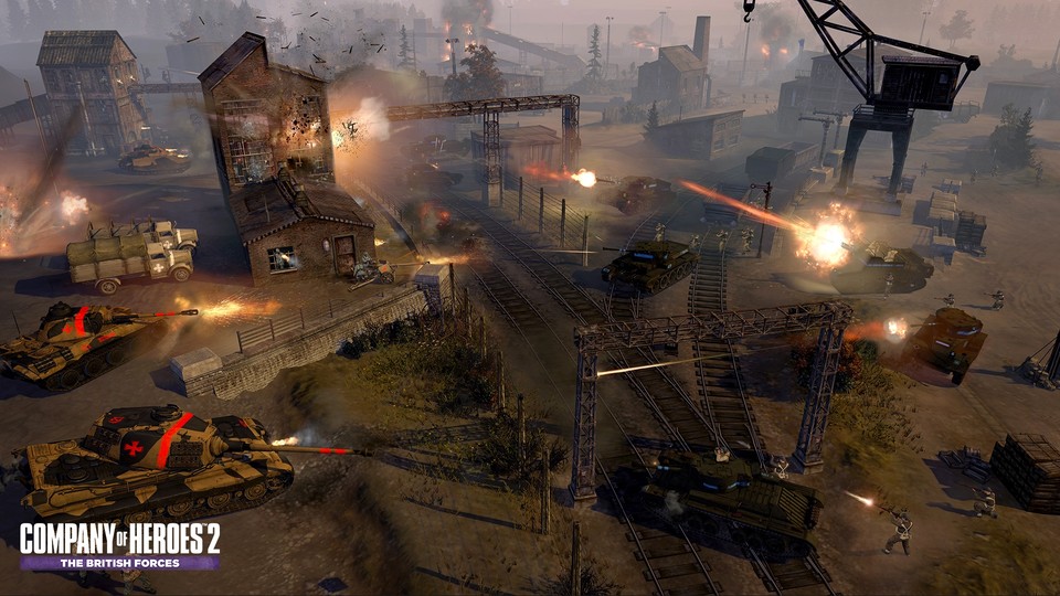 Company of Heroes 2: The British Forces ist eine Standalone-Erweiterung zum Weltkriegs-Strategiespiel.