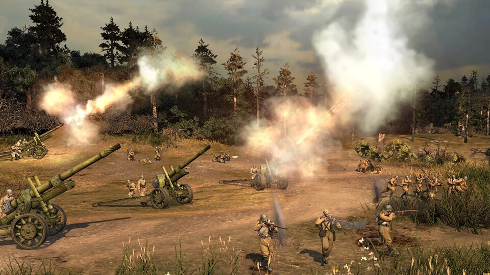 Sechs Karten sind in der Closed-Beta von Company of Heroes 2 enthalten.