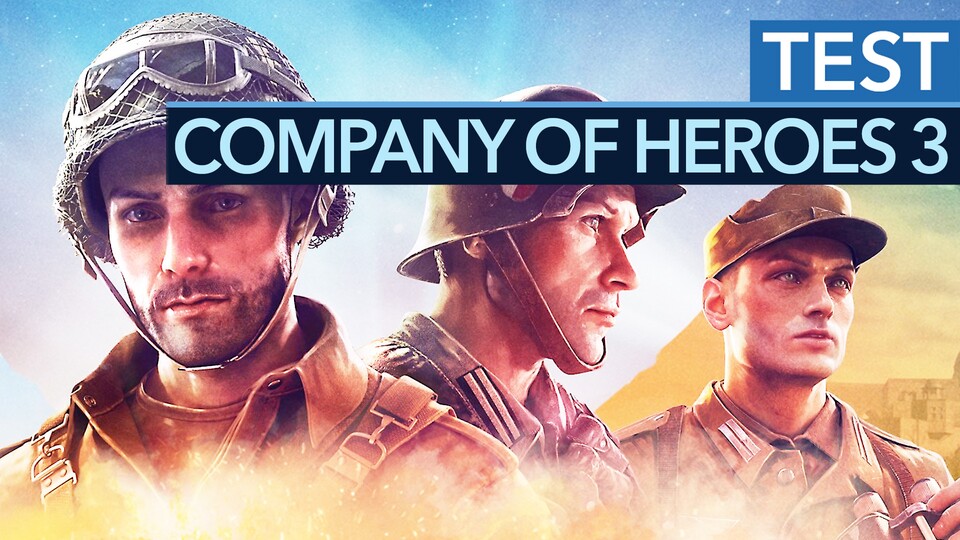 Company of Heroes 3 - Real-time strategy test video in Africa and Italy