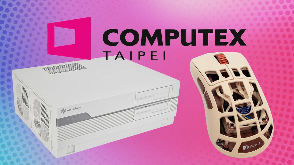 Tag 2 der Computex 2025 ist vorbei. Hier erfahrt ihr unsere Highlights vom 21. Mai 2025. (Bildquelle: Silverstone, Noctua)
