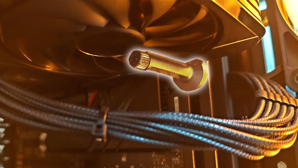 Meine RTX 5080 freut sich vor allem über die Anti-Sag-Stabilisierung. Keine Sorge, der GPU-Lüfter wird davon nicht beeinträchtigt.