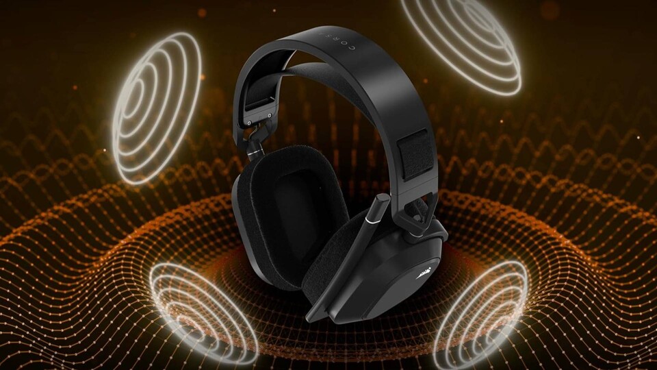 Dank Dolby Atmos-Unterstützung beschallt euch das Corsair HS80 Max mit genialem Rundum-Sound!