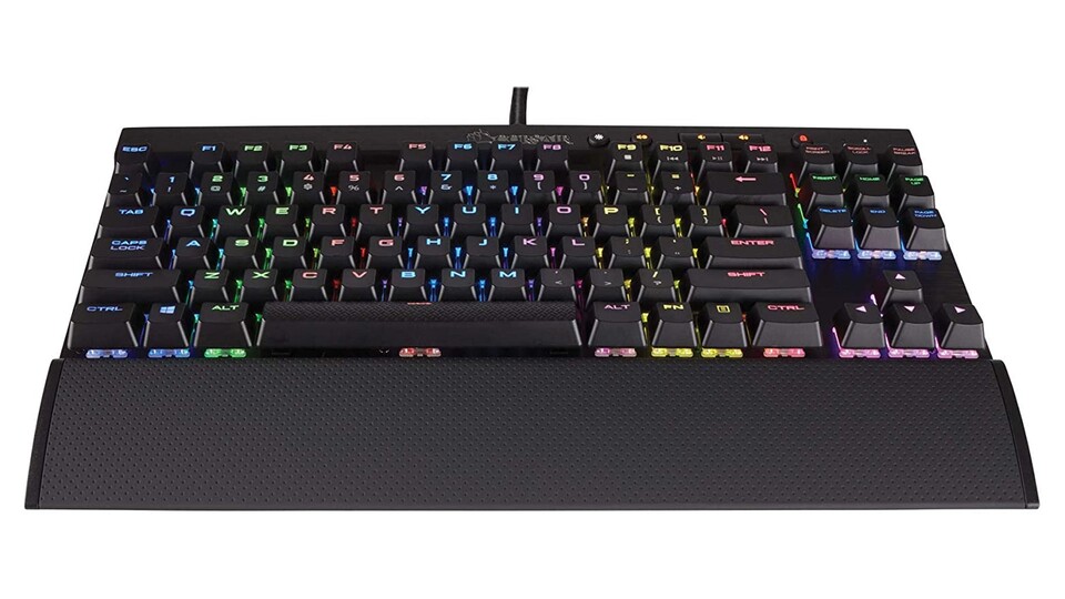 Eure Handgelenke werden durch die abnehmbare Softtouch-Handballenablage ideal entlastet.