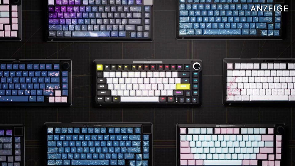 Die Corsair Makr Pro 75 vereint die neuen Magnetschalter mit all ihren Vorzügen in einem kompakten 75%-Layout.