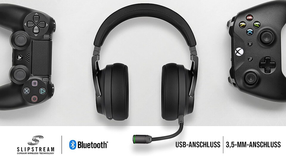 HiFi-Sound für PC, PS5 & Xbox Series X: Wireless Gaming Headset von Corsair  drastisch reduziert im Amazon Prime-Angebot! | Kopfhörer