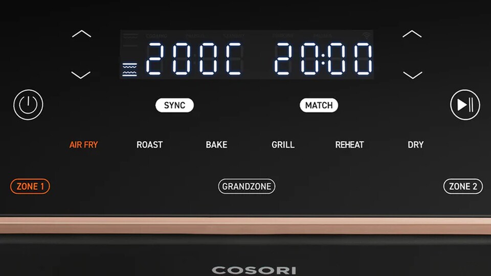 Heißluftfrittieren, Grillen, Backen, Braten, Dörren und Aufwärmen – mit dem XXL-Airfryer von Cosori gelingt euch jedes Gericht!