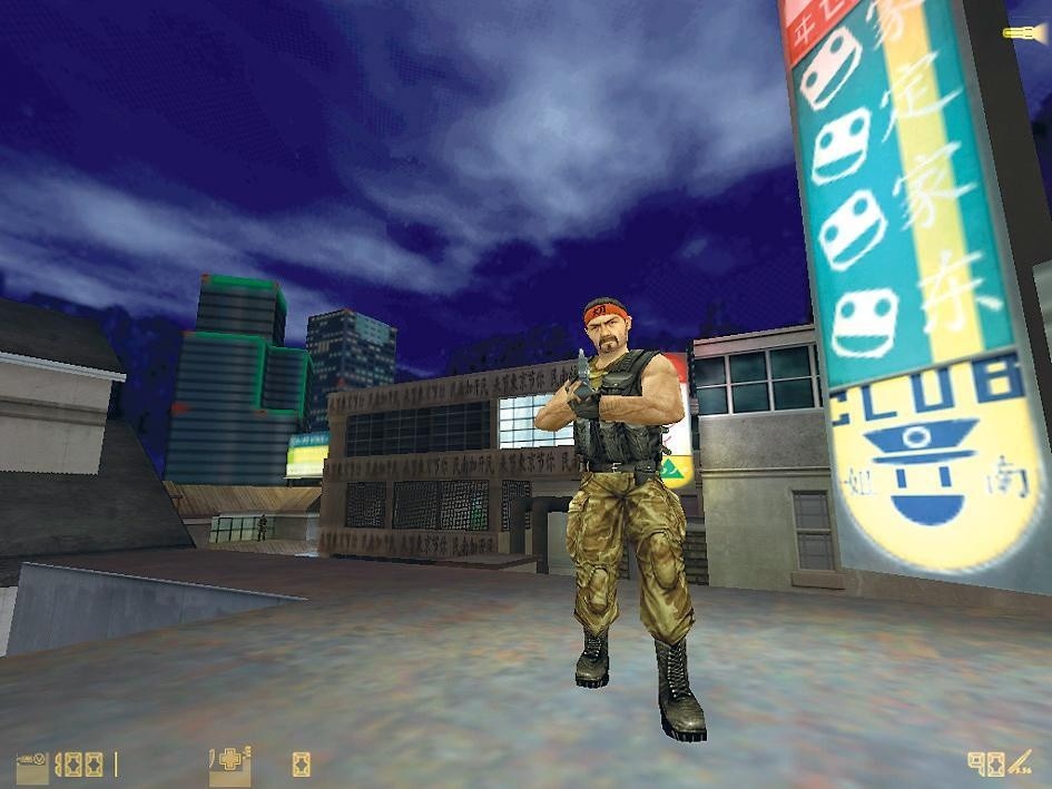 Einige der Levels (auf Basis der Half-Life-Engine) sind in Asien angesiedelt.