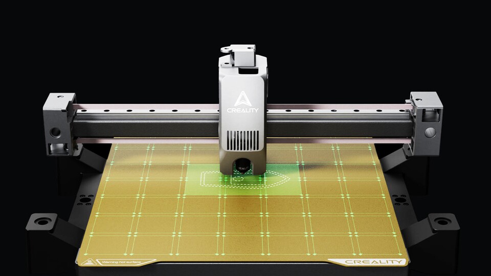 Das initiale Ausrichten der Druckkopfes ist extrem wichtig, damit euer Modell gelingt. Der K2 übernimmt das automatisch.