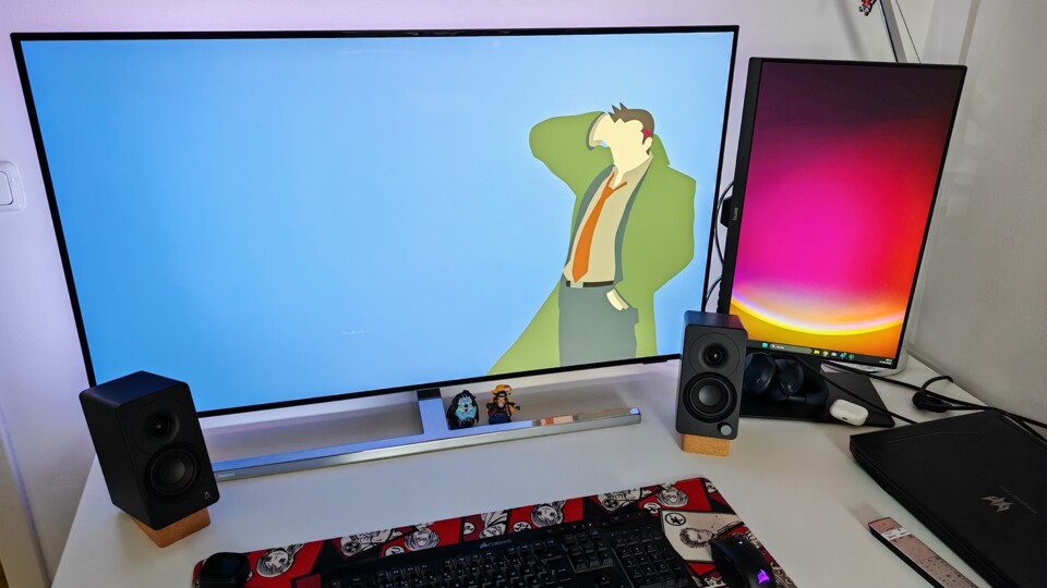 Lasst euch nicht von der Größe irritieren, denn ich arbeite auf einem 48-Zoll-TV, deshalb ragen die Boxen ins Bild. (Bildquelle: Maxe S., GameStar)