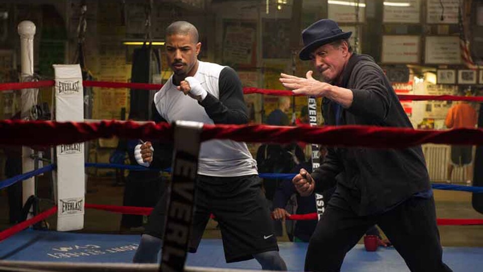 Im Spin-off Creed wurde Sly als Rocky schon zum Boxtrainer.