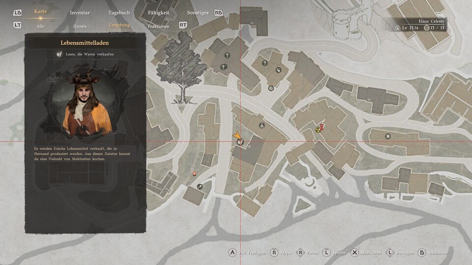 Den Lebensmittelhändler von Hernand findet ihr nur wenige Meter neben Renees Fleisch-Stand in der Nähe des Hauptplatzes.