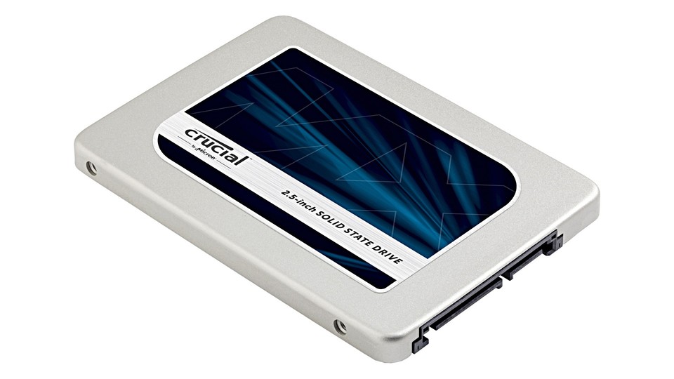 Die Crucial MX300 bietet im Tagesangebot 525 GByte Speicherplatz.