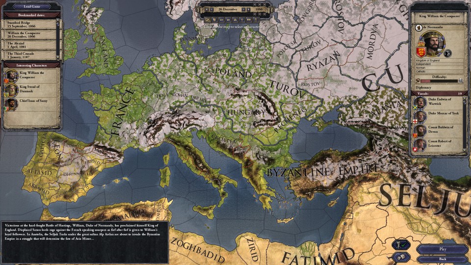 Crusader Kings 2 macht Spieler zum Herrscher im europäischen Mittelalter, die Karte berührt aber auch Regionen im Nahen und Fernen Osten, sowie Afrika
