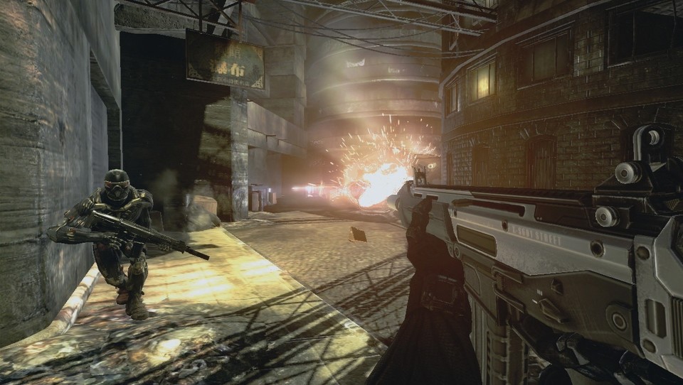 Auf der GDC demonstrierte Crytek die CryEngine 3 auf Xbox 360 und Playstation 3. (Szene aus der Technik-Demo)